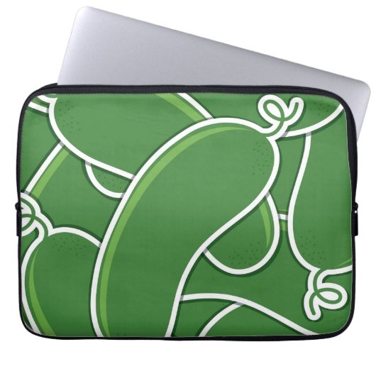 Funky cucumber laptopschutzhülle (Vorderseite)