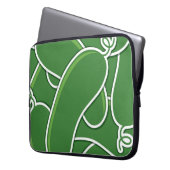Funky cucumber laptopschutzhülle (Vorderseite Links)