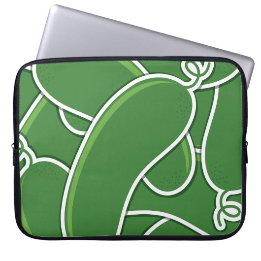 Funky cucumber laptopschutzhülle (Vorderseite)