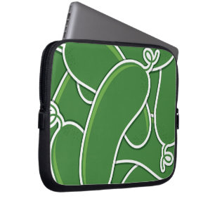 Funky cucumber laptopschutzhülle