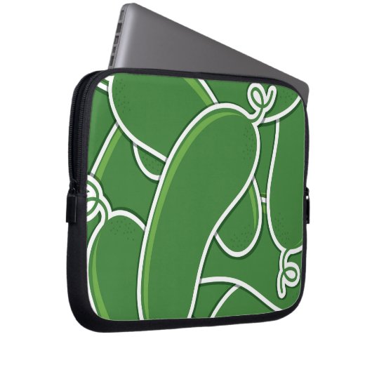 Funky cucumber laptopschutzhülle (Vorne Rechts)