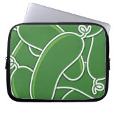 Funky cucumber laptopschutzhülle (Vorderseite)