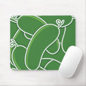Funky cucumber mousepad (Mit Mouse)