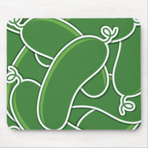 Funky cucumber mousepad