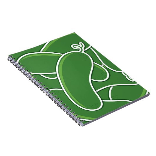 Funky cucumber notizblock (Rechte Seite)
