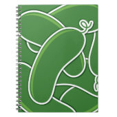 Funky cucumber notizblock (Vorderseite)