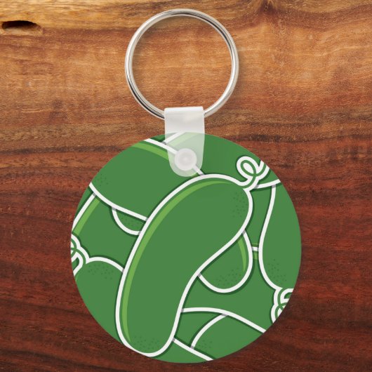 Funky cucumber schlüsselanhänger (Vorderseite)