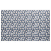 Funky Daisies and Bubbles Marine und weiß Stoff (Fat Quarter (45,7 x 55,9 cm))