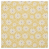 Funky Daisies and Bubbles Yellow Stoff (Muster)