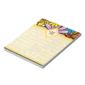 Funky Daisisies Notebook Notizblock (Rotiert)