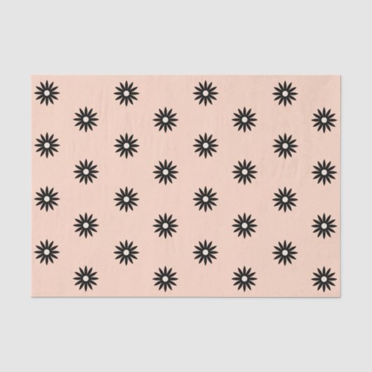 Funky Daisy Tissue Paper Seidenpapier (Vorderseite)