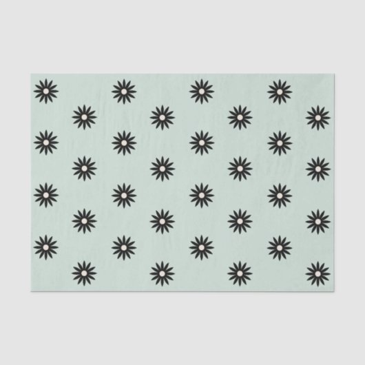 Funky Daisy Tissue Paper Seidenpapier (Vorderseite)