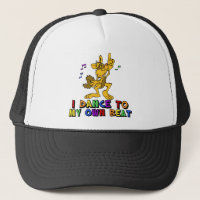 Funky Dancing Cat Sei einzigartig Regenbogenautism