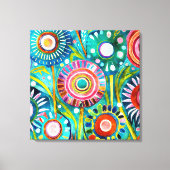 Funky Dandelions Leinwand Art (Vorderseite)