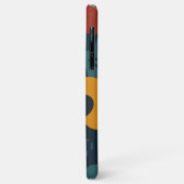 Funky Dark Colors Amorphes Formen Kunstmuster Case-Mate iPhone Hülle (Hinten/Links)