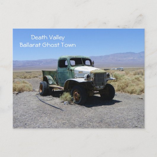 Funky Death Valley/Ballarat Postcard! Postkarte (Vorderseite)