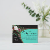 Funky Designer Big Business Card Visitenkarte (Stehend Vorderseite)