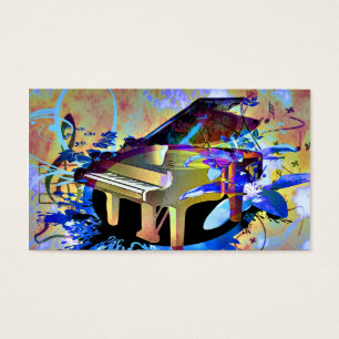Funky Digitally Colored Piano