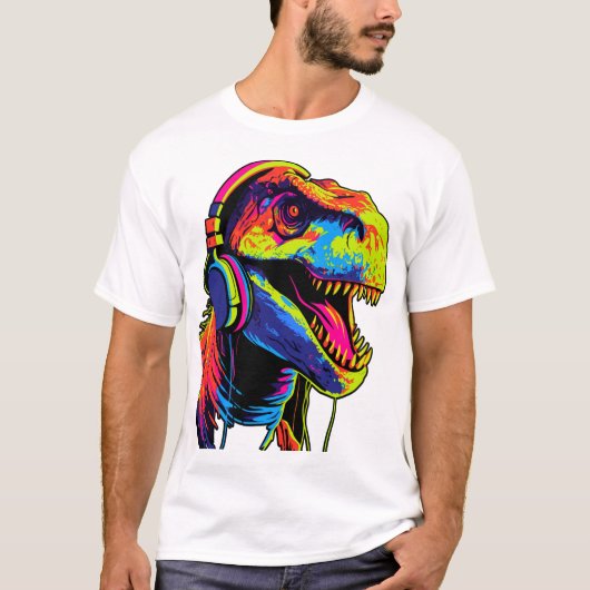 Funky Dinosaurier T-Shirt (Vorderseite)