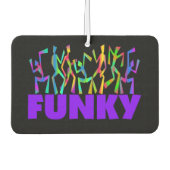 Funky Disco Dancers Car Air Freshener Autolufterfrischer (Vorderseite)