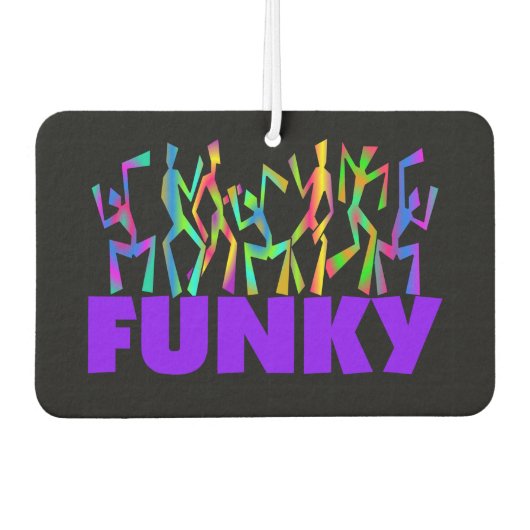 Funky Disco Dancers Car Air Freshener Autolufterfrischer (Vorderseite)