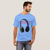 Funky Disco Headphone Music Entertainment Retro T-Shirt (Vorne ganz)