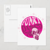 Funky Disco Postkarte (Vorne/Hinten)