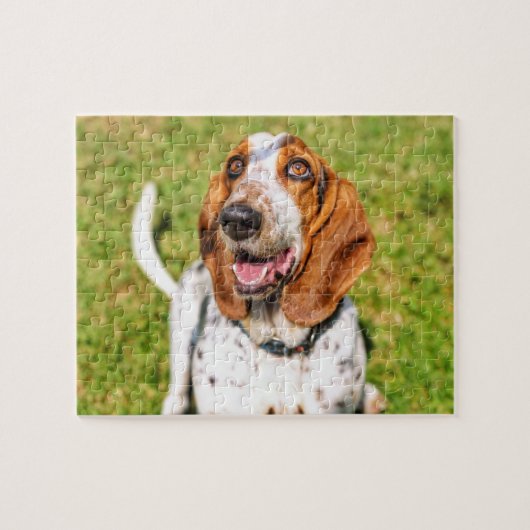 Funky Dog Basset Hound Puzzle (Horizontal)