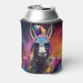 Funky Donkey Blue Glasses Dosenkühler (Kanne Rückseite)