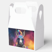 Funky Donkey Blue Glasses Geschenkschachtel (Geöffnet)