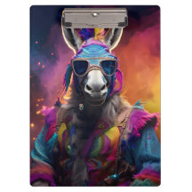 Funky Donkey Blue Glasses