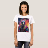 Funky Donkey Blue Glasses T-Shirt (Vorne ganz)