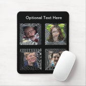 Funky Doodle Picture Frame Collage Mousepad (Mit Mouse)