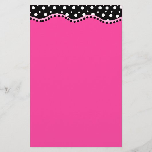 Funky Dots Stationery Briefpapier (Vorderseite)