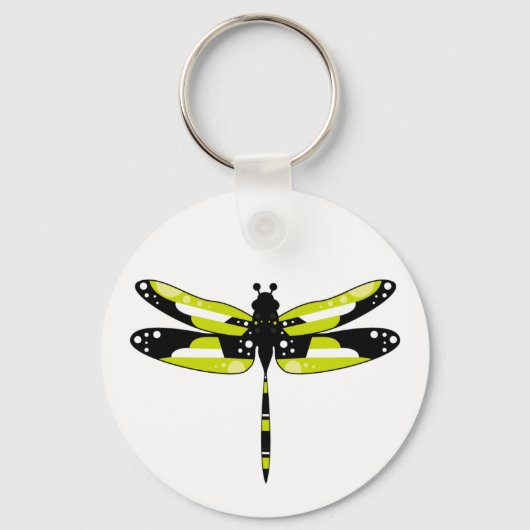 Funky Dragonfly Schlüsselanhänger (Vorderseite)
