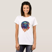 Funky Dreadlocks und Wirbel T-Shirt (Vorne ganz)