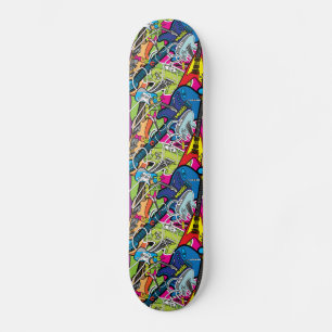 Funky E-Gitarre Skateboard