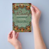 Funky Earthy Modern Social Party Ready Made Flyer (Handgriff)
