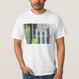 Funky echtes Softie grünes Kaktus T-Shirt Top