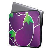 Funky eggplant laptopschutzhülle (Vorderseite Links)