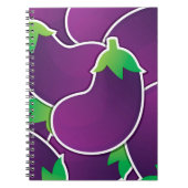 Funky eggplant notizblock (Vorderseite)