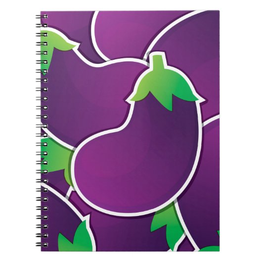 Funky eggplant notizblock (Vorderseite)