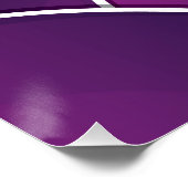 Funky eggplant poster (Ecke)