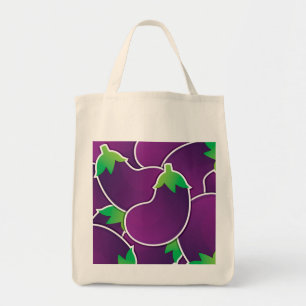 Funky eggplant tragetasche