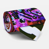 funky elektrische Leiterplatte abstrakt Krawatte (Gerollt)