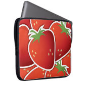 Funky Erdbeeren Laptopschutzhülle (Vorne Rechts)