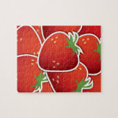 Funky Erdbeeren Puzzle (Horizontal)