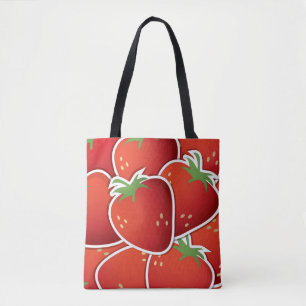 Funky Erdbeeren Tasche