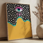 Funky Evil Eye Poster