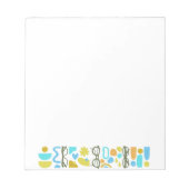 Funky Eyewear Notepad Notizblock (Vorderseite)